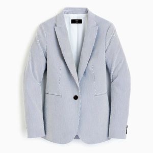 J. Crew Seersucker Parke Blazer